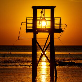 Coucher de soleil à Tharon-Plage, Saint-Michel-Chef-Chef